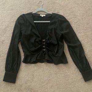 Silk for love and lemons top